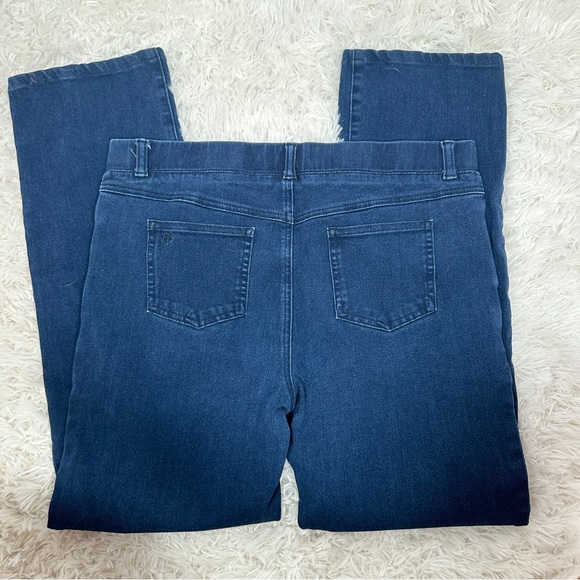Betabrand 4 Pocket Straight Leg Yoga Denim Jeans Large - Picture 6 of 6